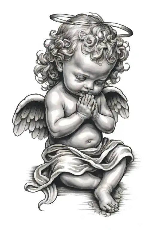Praying Baby Angel