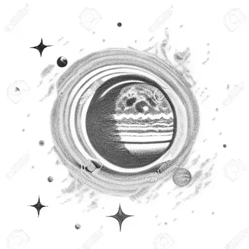 Saturn Pluto The Moon And Stars Small