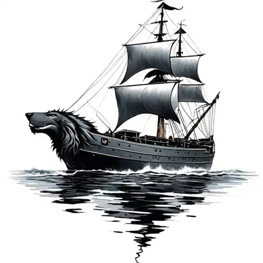 Ship And Wolf