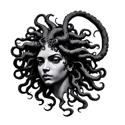 African American Medusa Head