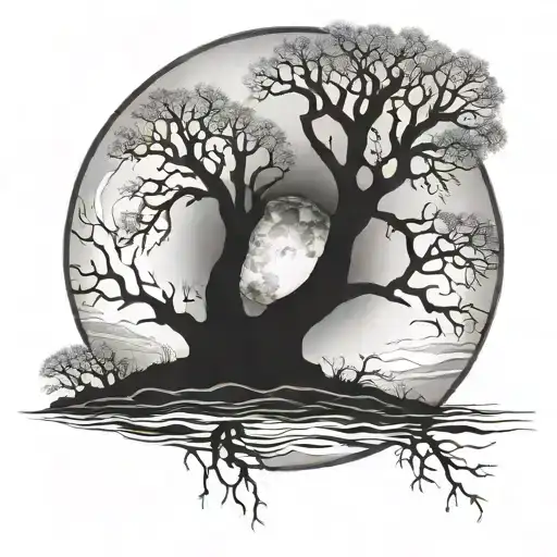 Posion Tree River Moon Surrounded