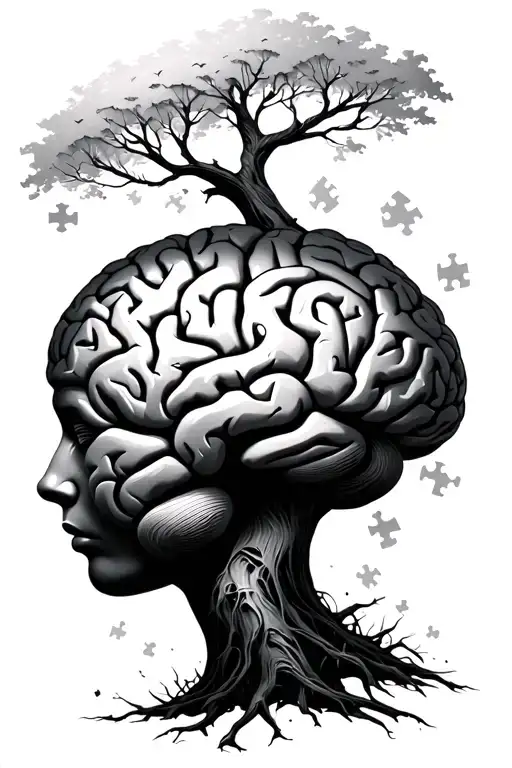 Puzzle Tree Brain Autism