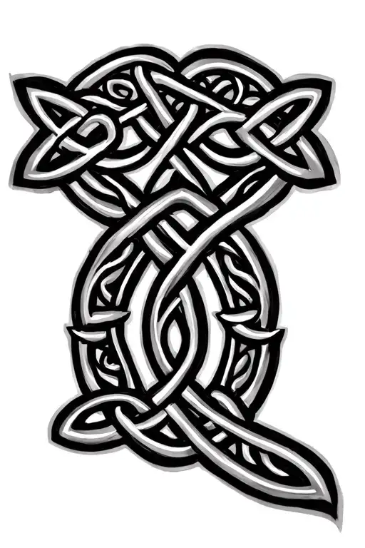 Celtic Knotwork That References The Tuath De Danann