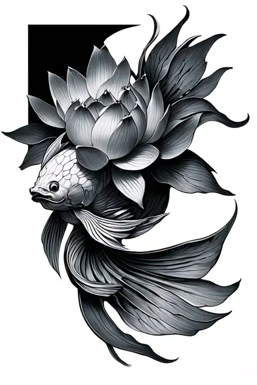 Lotus Elemented Fish Is
