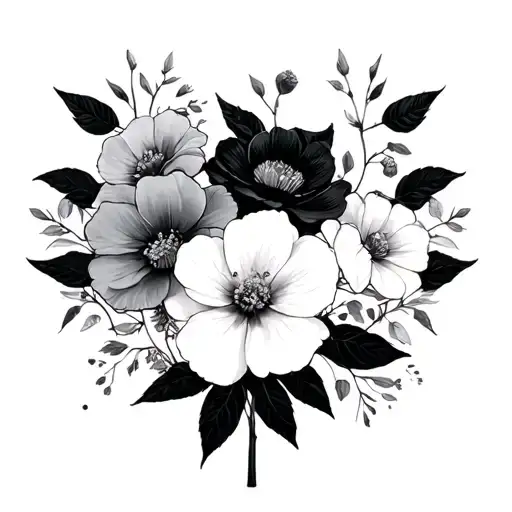 Self Love With Flowers Blooming