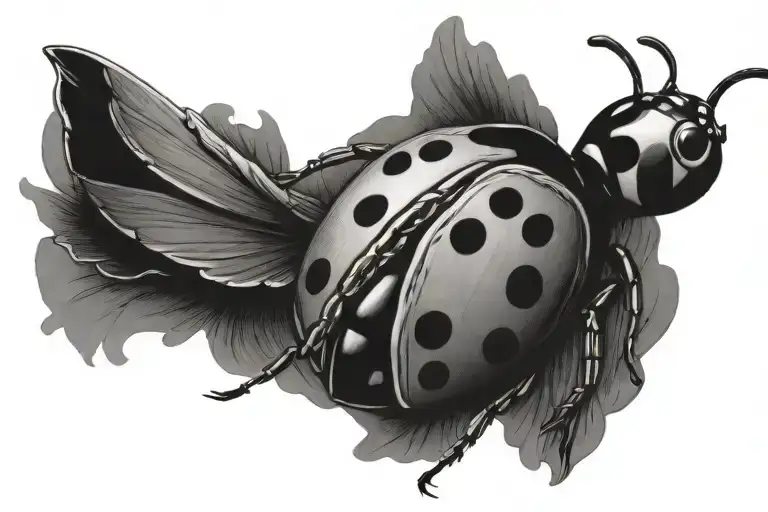 Ladybug Flying Away Chain