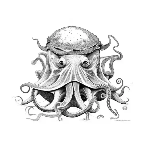 Abyss Involved By An Octopus