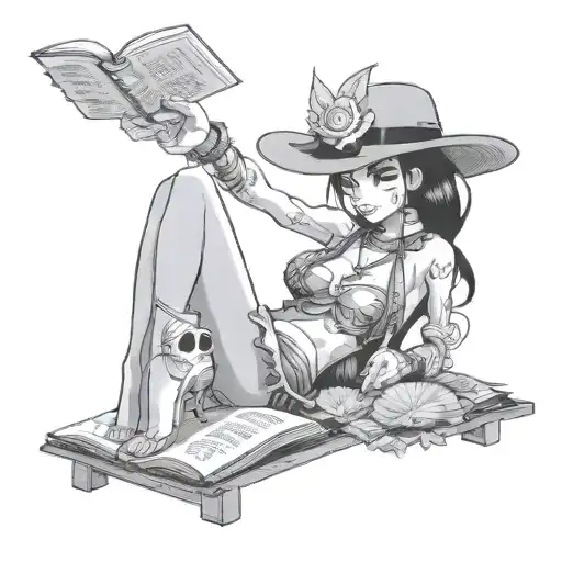 Nico Robin From One Piece Reading