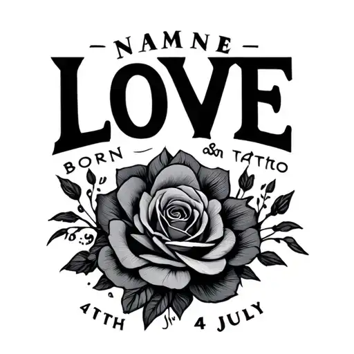 My Name Love And Born On 4Th July