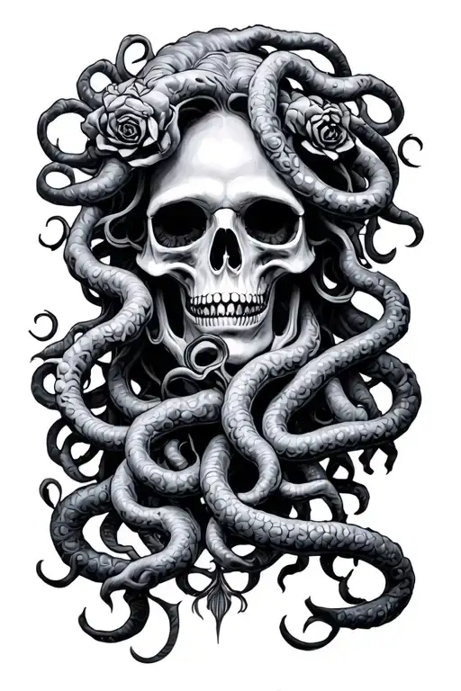 Totenkopf And Medusa