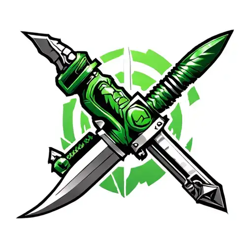 Green Power Ranger Dagger
