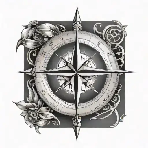 Compass With Arrow