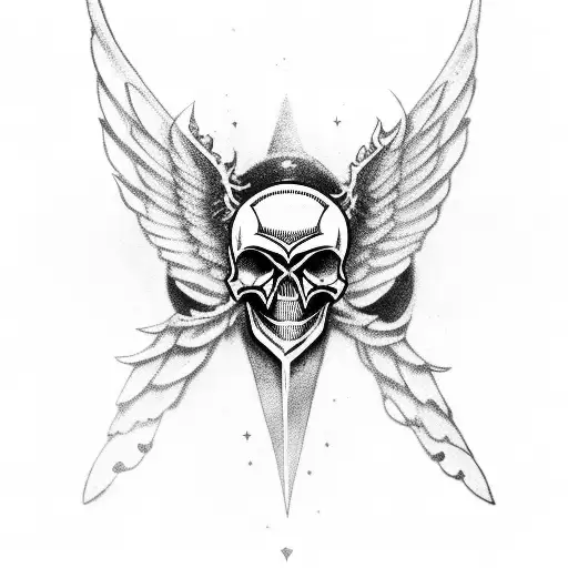 Skull Sebastian Bodhi Dagger Stars Owl Sleeve Wings