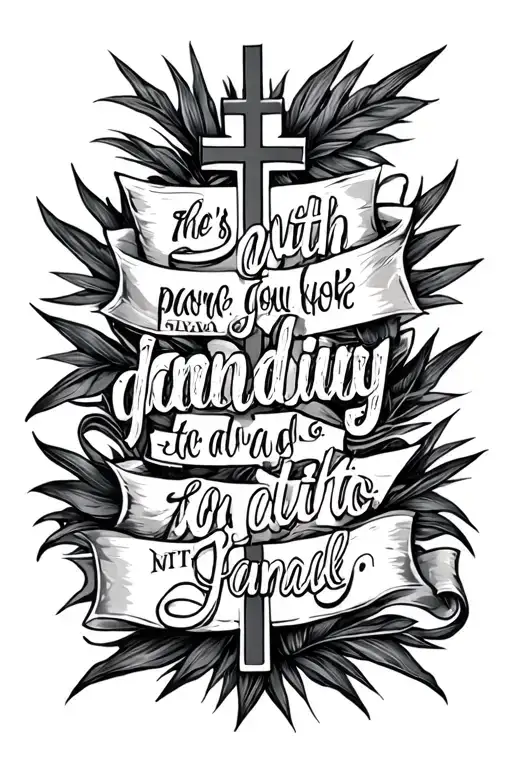 A Quote Written With A Cross And Something To Do With Jamaica