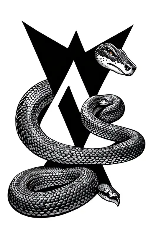 Snake Around Triangle