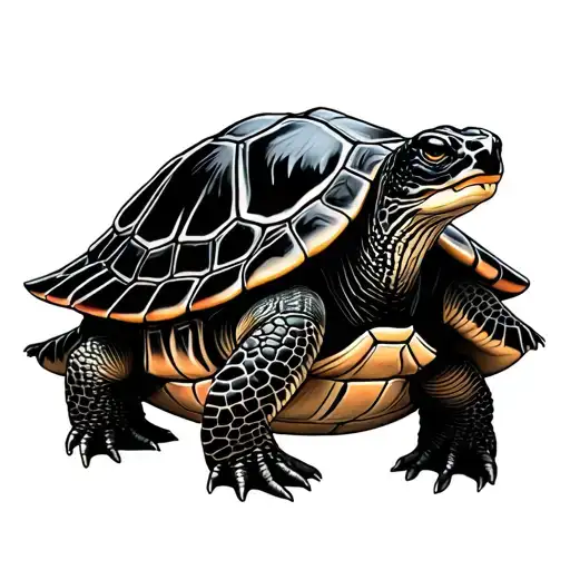 Turtle With Lighting Going Throughout