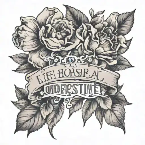 July And January Birth Flowers With The Words Life Has A Hopeful Undertone