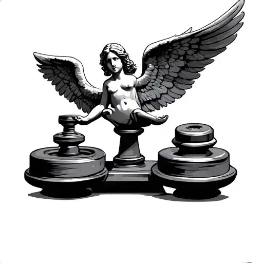 Old Scale Weights Between Good And Bad Angel