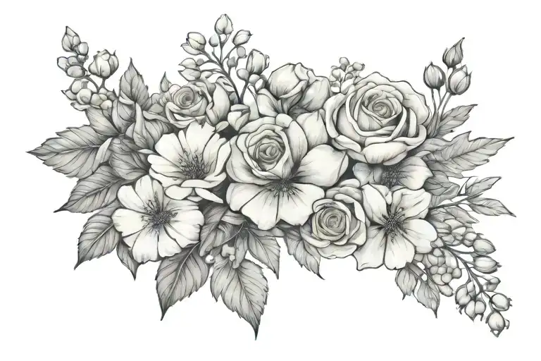 Birth Flower Bouquet