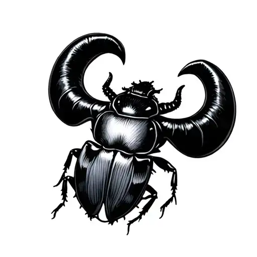 Mary Beetle With Devil Horns