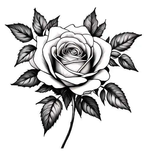 Cosmo Flower And Rose Drawing