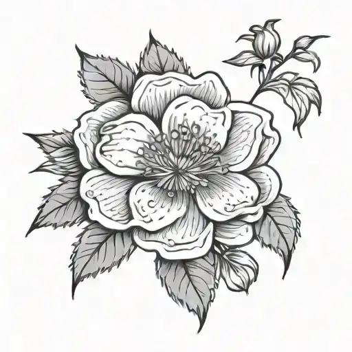 Get A Black And Gray Cherokee Rose Tattoo On One Hand
