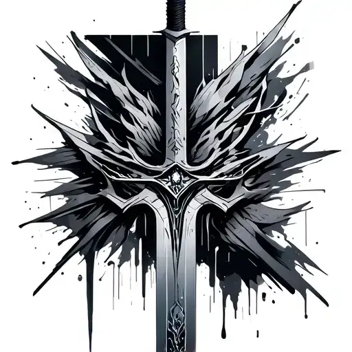 Futuristic Cyberpunk Sword