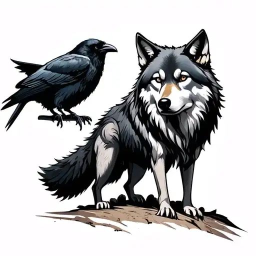 Wolf And Crow