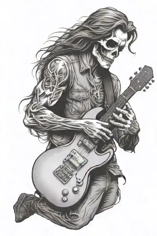 Deadhead Playing Guitar