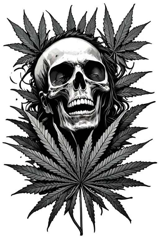 Linkin Park Combined With Weed Leaf