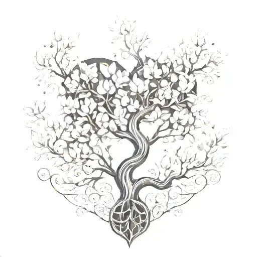 Heart Tree Growing