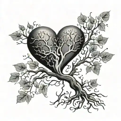 Heart Tree Growing