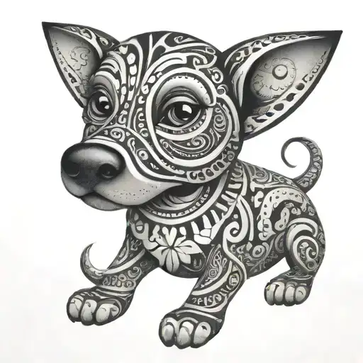 Dog Alebrije Style