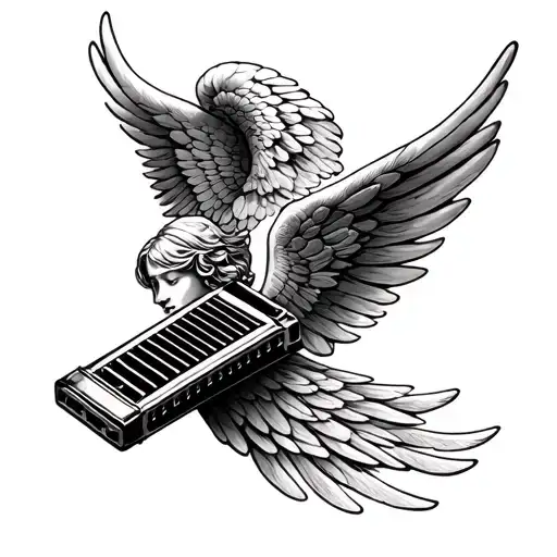 Harmonica Angel Wing