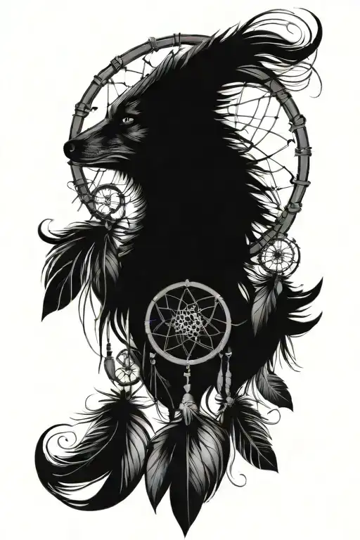 Dream Catcher With Black