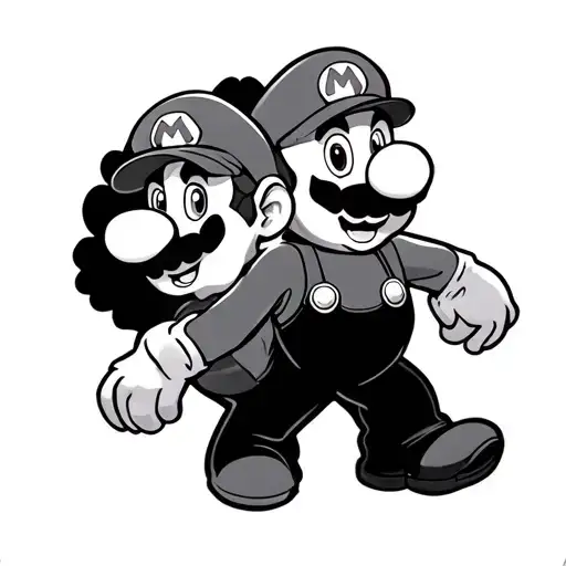 Mario And Luigi Matching