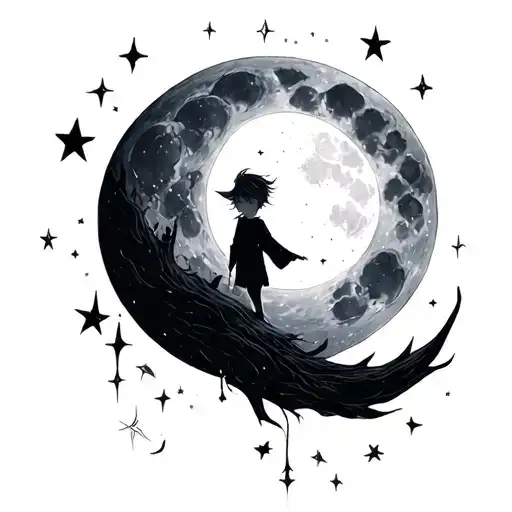 The Little Prince And The Moon