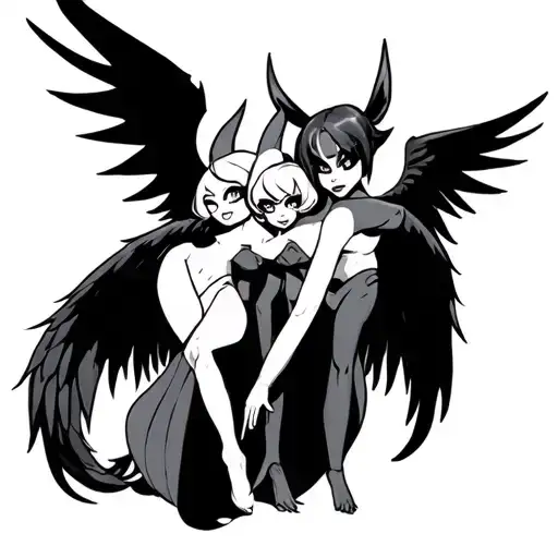 Angel & Husk From Hazbin Hotel Film