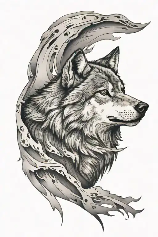 Wolf Looking Forward