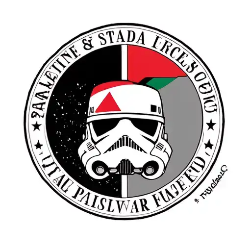 Palestine And Star Wars Rebel Alliance Crest Combined