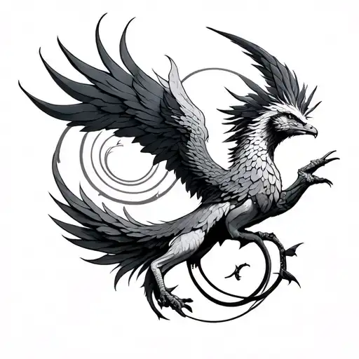 Phoenix And Sagittarius And Infinity