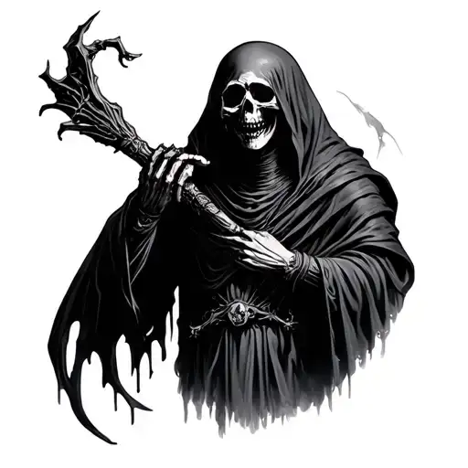 Grim Reaper Semi Colon