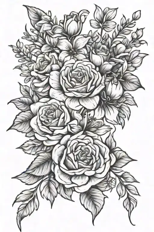 Birth Flower Bouquet