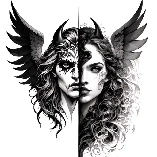 Half Angel Half Demon