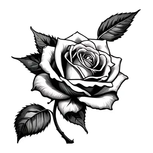 Rose With The Stem To Say Believe