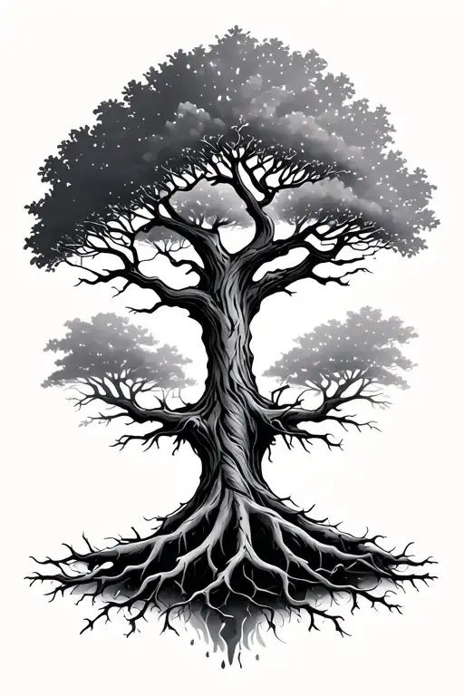 Tree Of Life With Roots