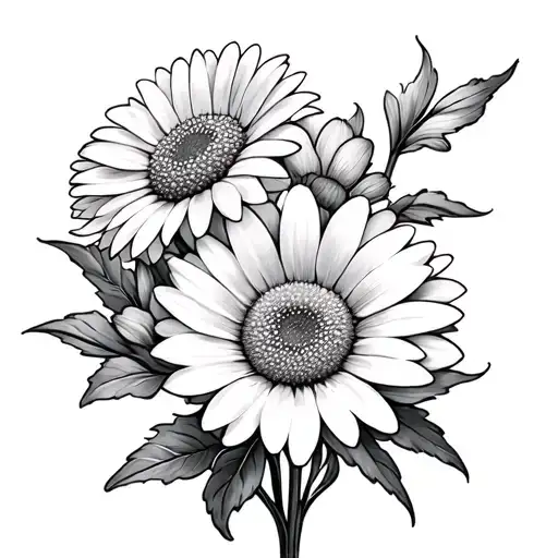 Daisy And Chrysanthemum