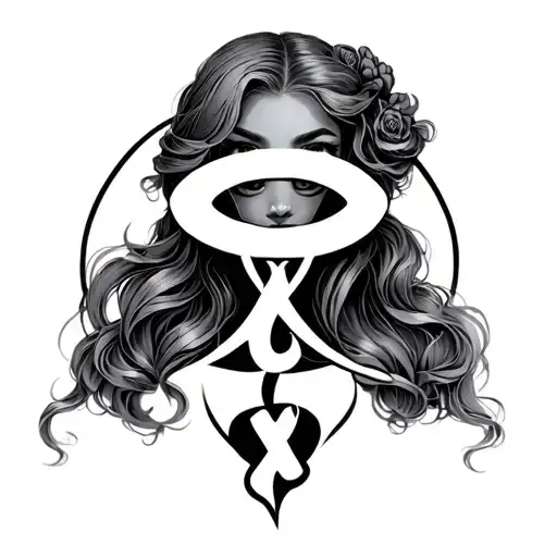 Chiquitita With Symbol Intertwined Femenine