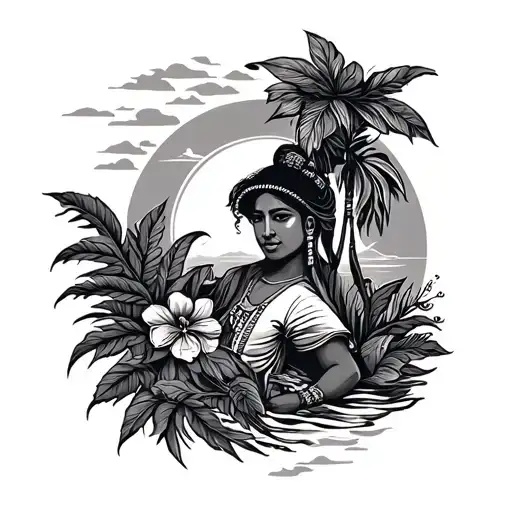 Filipino Sun And Salvadoran Theme Sleeve