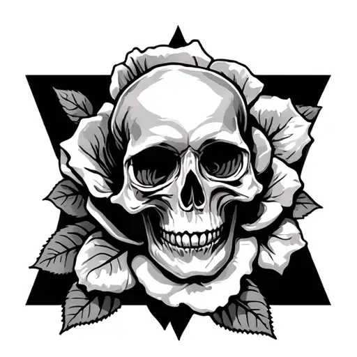Skull Rose